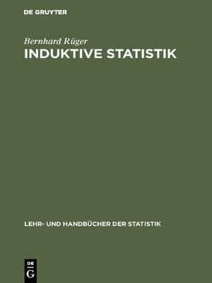 cover image of Induktive Statistik
